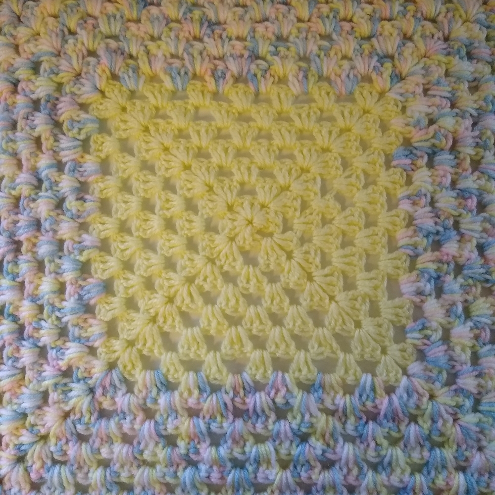Sweet hand made baby blanket